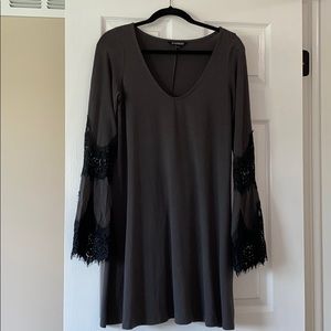 Express Long Sleeve Cotton Dress